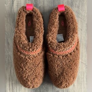 Ugg Tazz Braid Platform Slippers Hardwood Size 8 Like New!